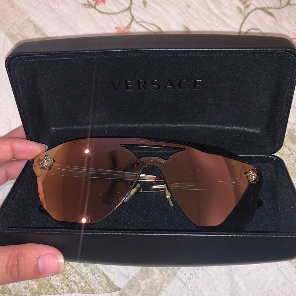 pink and gold versace sunglasses